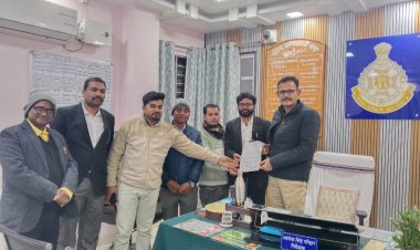 विश्व दलित परिषद द्वारा थाना बैढ़न में ज्ञापन