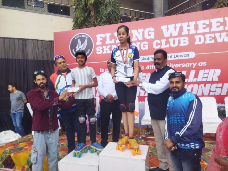 फ्लाइंग व्हील्स स्केटिंग क्लब देवास द्वारा भव्य आयोजन