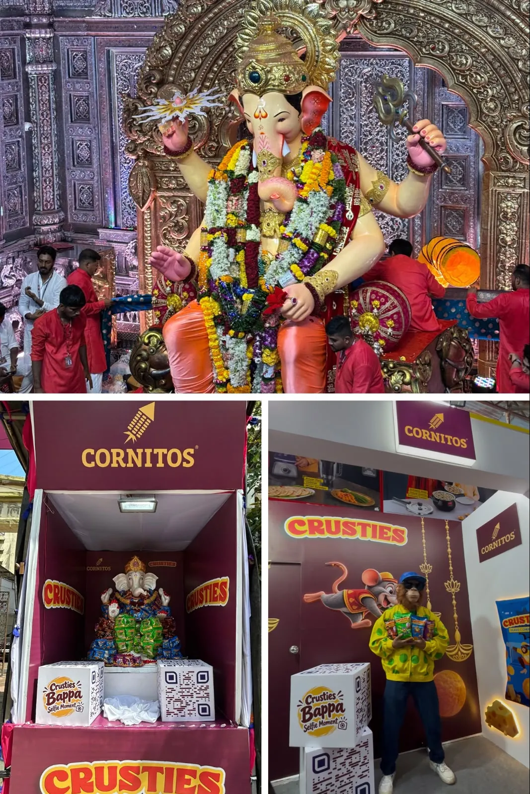 मुंबई, सितंबर 2026: इस गणेश चतुर्थी पर Cornitos Crusties, MCA Worldwide, Chakli Arts और Punya Nagari के सहयोग से प्रतिष्ठित लालबागचा राजा उत्सव में क्रंच, संस्कृति और सामुदायिक भावना का अनोखा संगम लेकर आ रहा है।